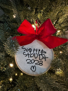 Child’s Handwriting Ornament