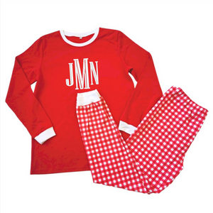 Red Gingham Loungewear