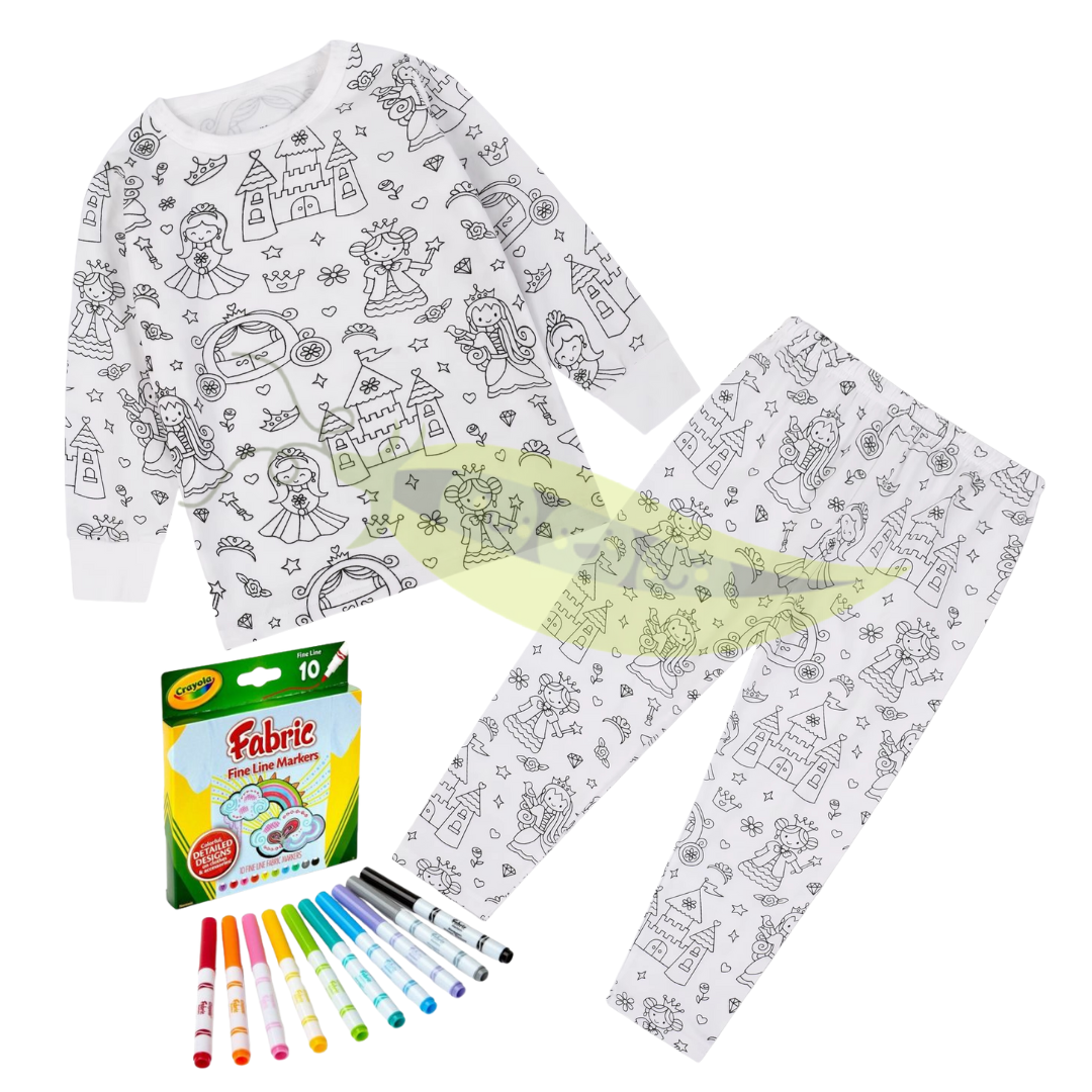 Paint Your Own Loungewear - Fabric Markers Included!