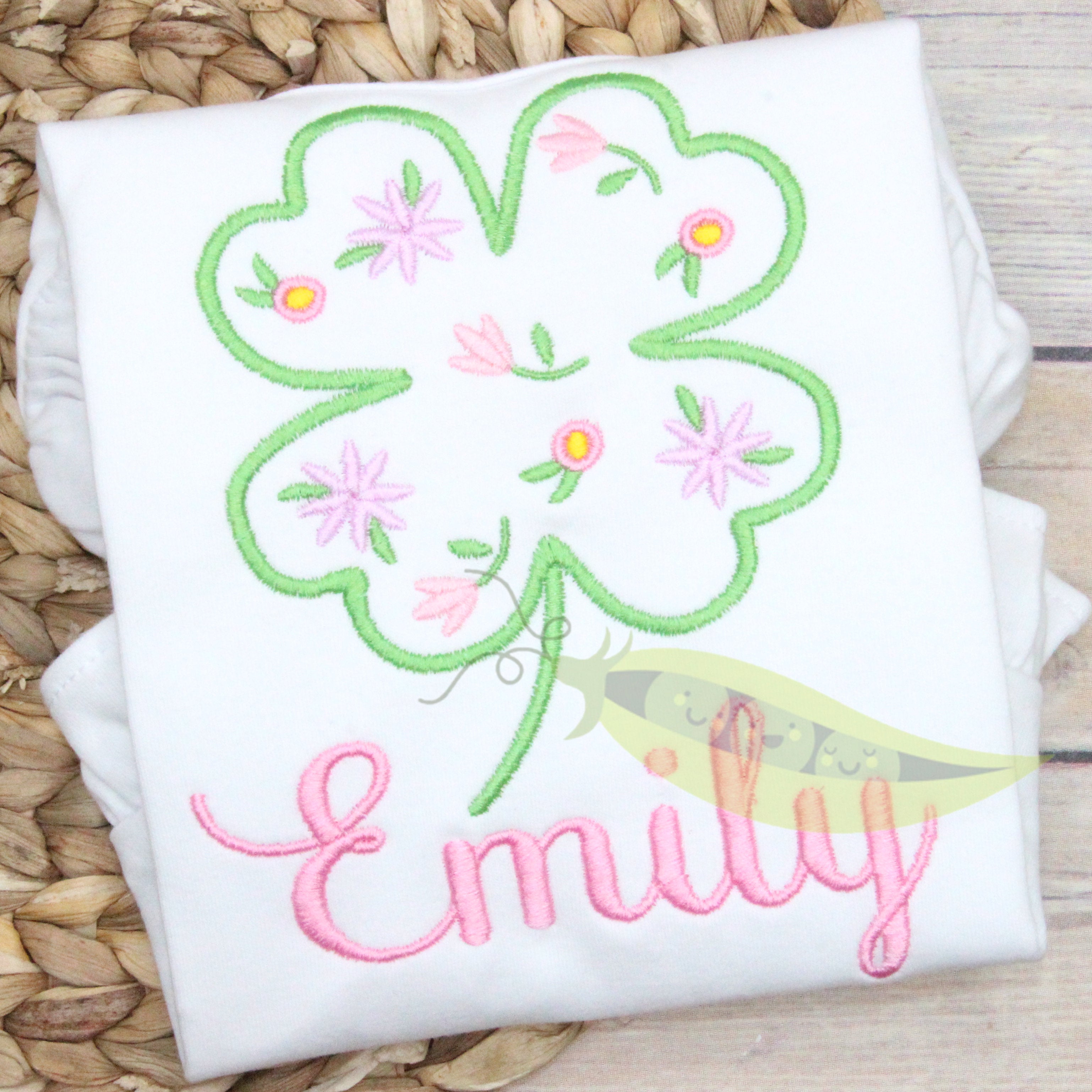 Floral Shamrock Clover