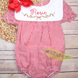 Christmas Gingham Bubble