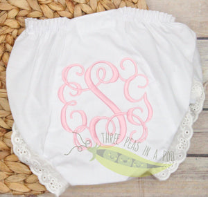 Monogrammed Bloomers