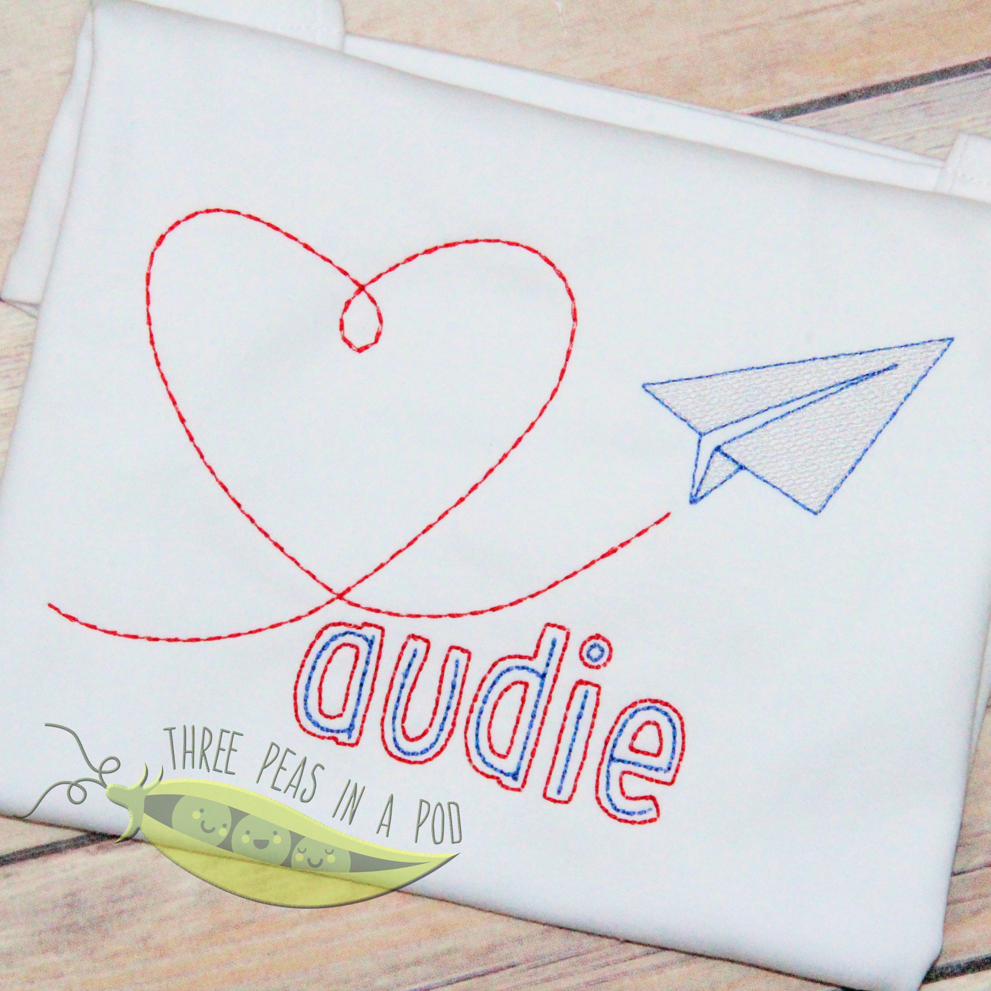 Valentine's Day Paper Airplane