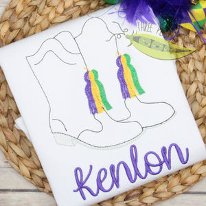 Mardi Gras Boots