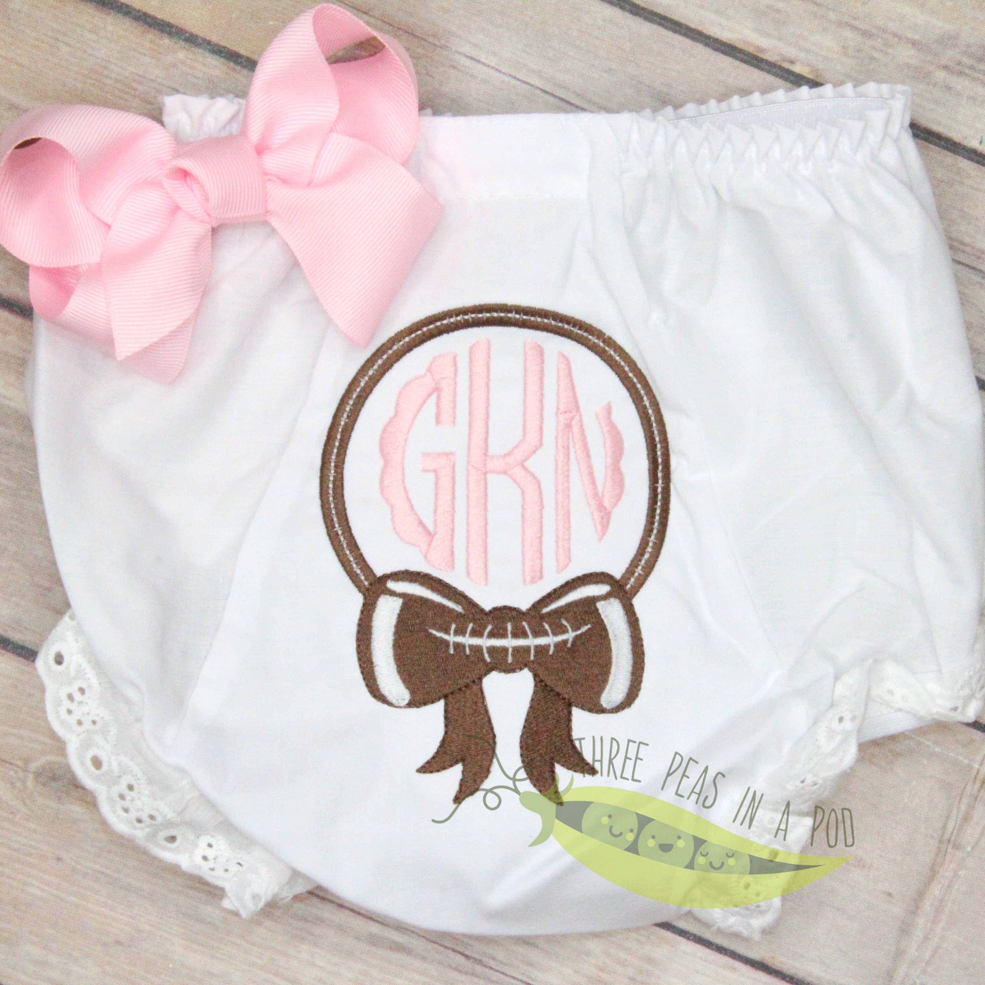 Monogrammed Football Bloomers