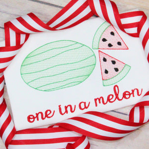 Melon Embroidery Design