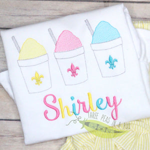 Snoball Embroidery Design