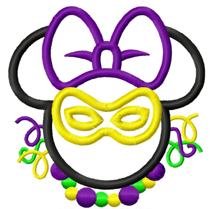 Mrs. Mardi Gras Mouse