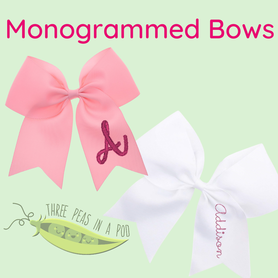 Monogrammed Bows