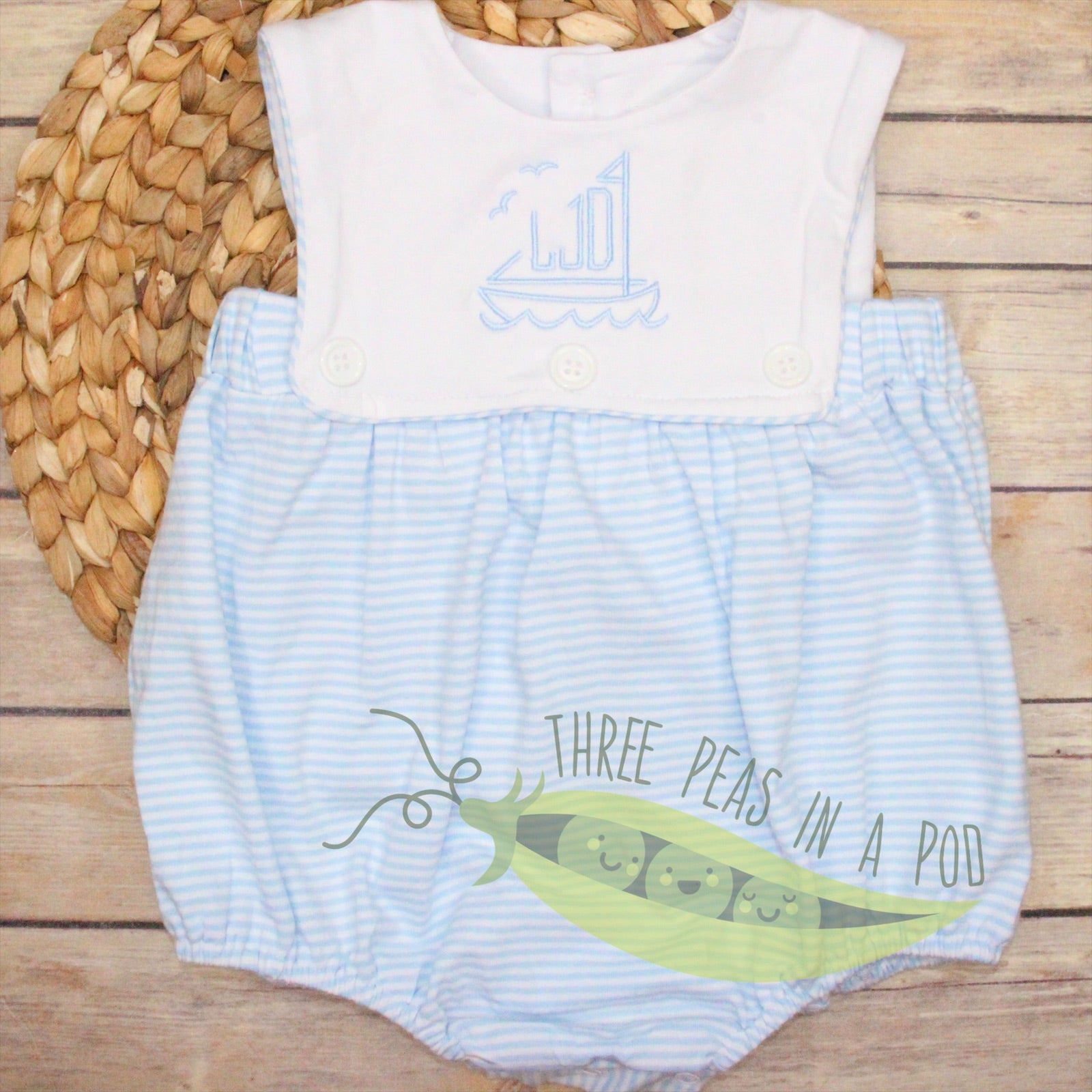 Baby Blue Sunsuit