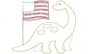 Patriotic Dino